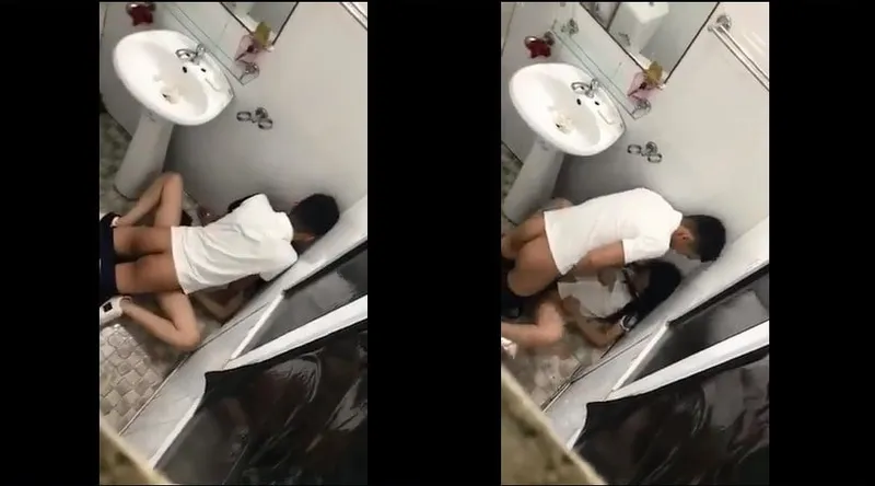 Eny say xỉn và người yêu trong phòng tắm nhà hàng